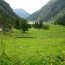 Jezero nahoře v sedle.