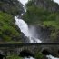 Jeden z největších norských vodopádů Låtefossen