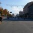 Hlavní třída v centru Kyjeva. V neděli je z ní pěší zóna.