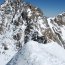 Hřebínek vedoucí z Zumstein (4 563 m) na Dufour (4 638 m). Hřebínek vedoucí z Zumstein (4 563 m) na Dufour (4 638 m).