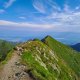 Pohled zpět z vrcholu Moldoveanu (2544 m) na Viștea Mare (2527 m) Pohled zpět z vrcholu Moldoveanu (2544 m) na Viștea Mare (2527 m)
