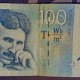 Nikola Tesla - 100 srbských dinárů asi 20 Kč Nikola Tesla - 100 srbských dinárů asi 20 Kč